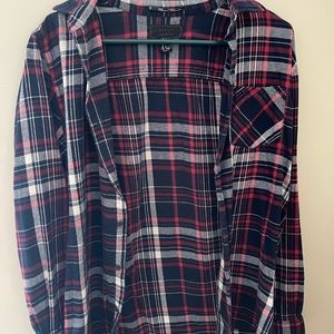Red and Navy Flannel, Small
